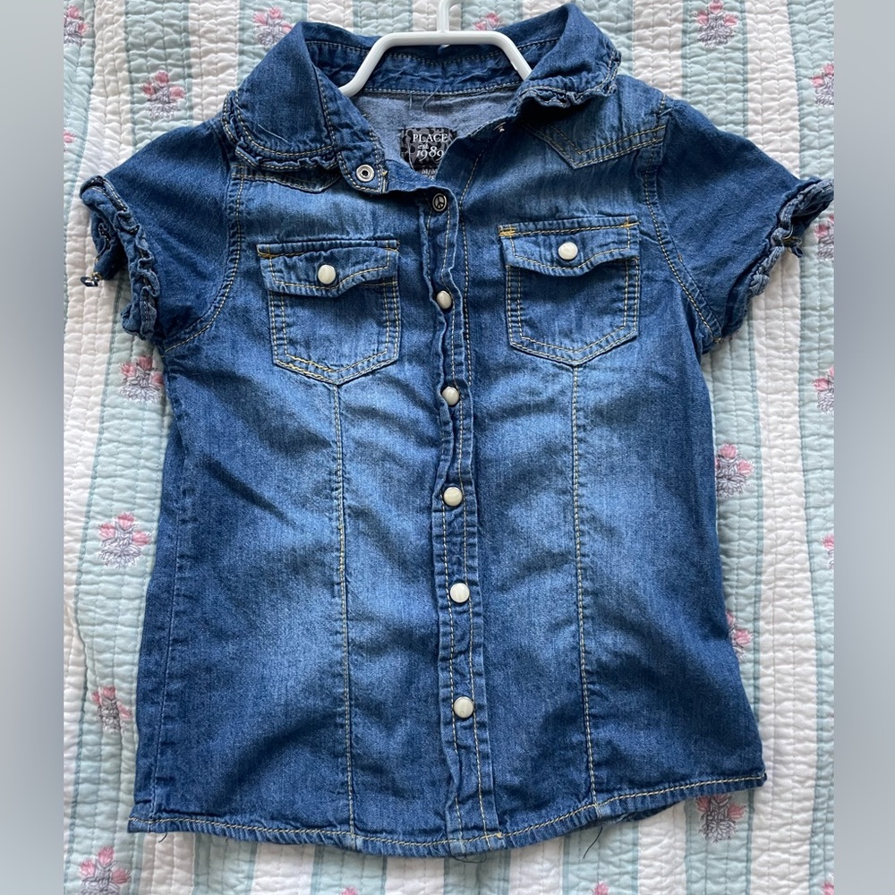 Children’s Place girl’s short sleeve summer shirt